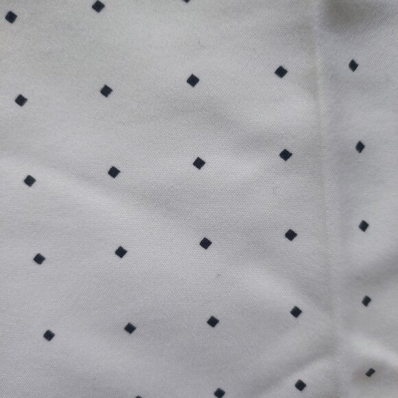 Zara Basic Collection casual pants white with tiny black squares women's size M - Picture 7 of 7